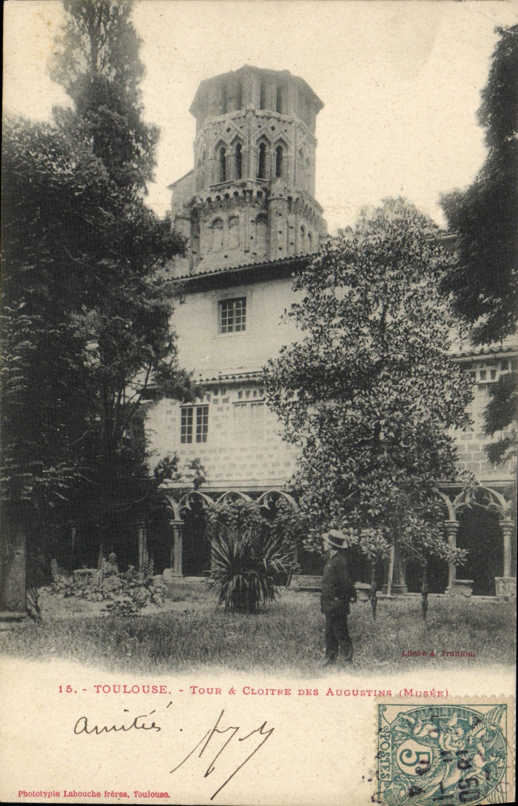 CPA Toulouse Tour et cloitre des Augustins Musee