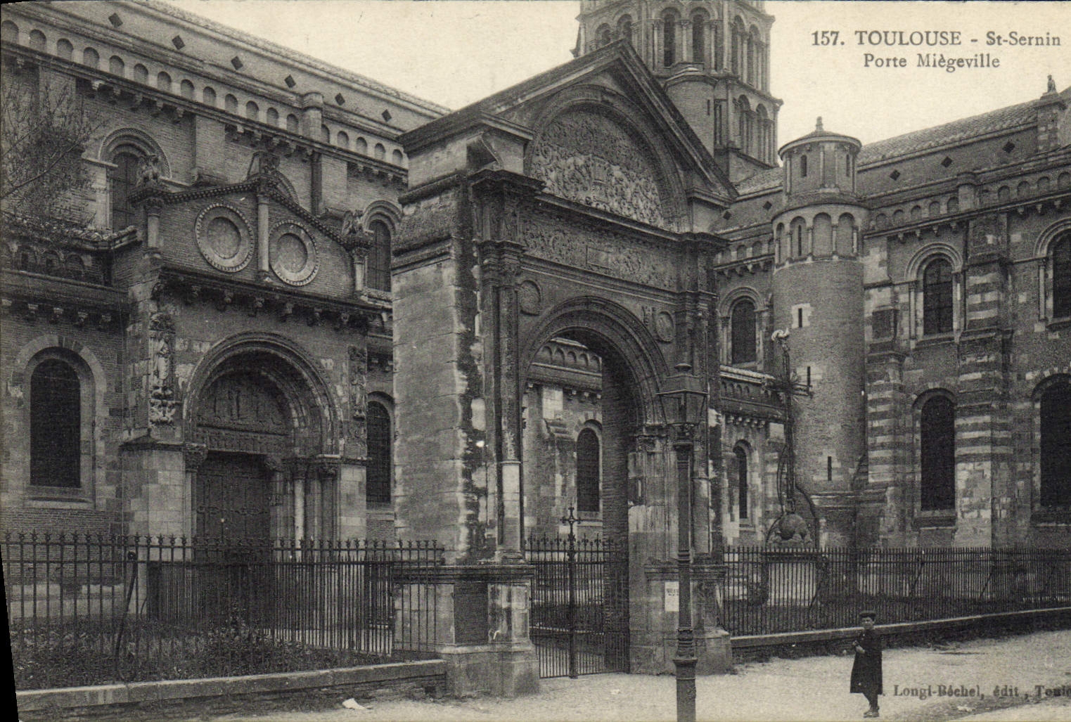 VINTAGE POSTCARD Holy Toulouse Sernin St Miegeville