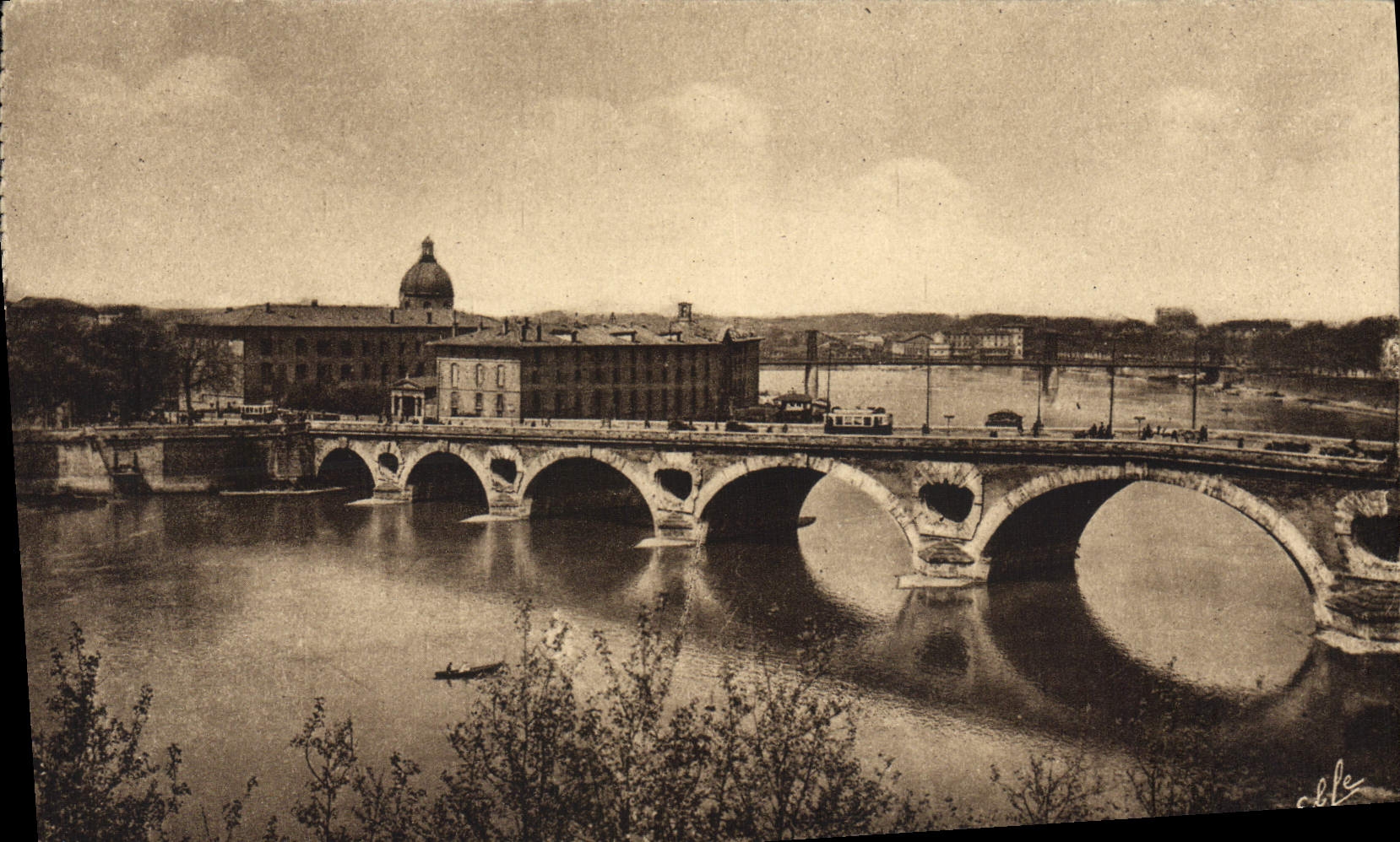 CPA Toulouse Le pont neuf 