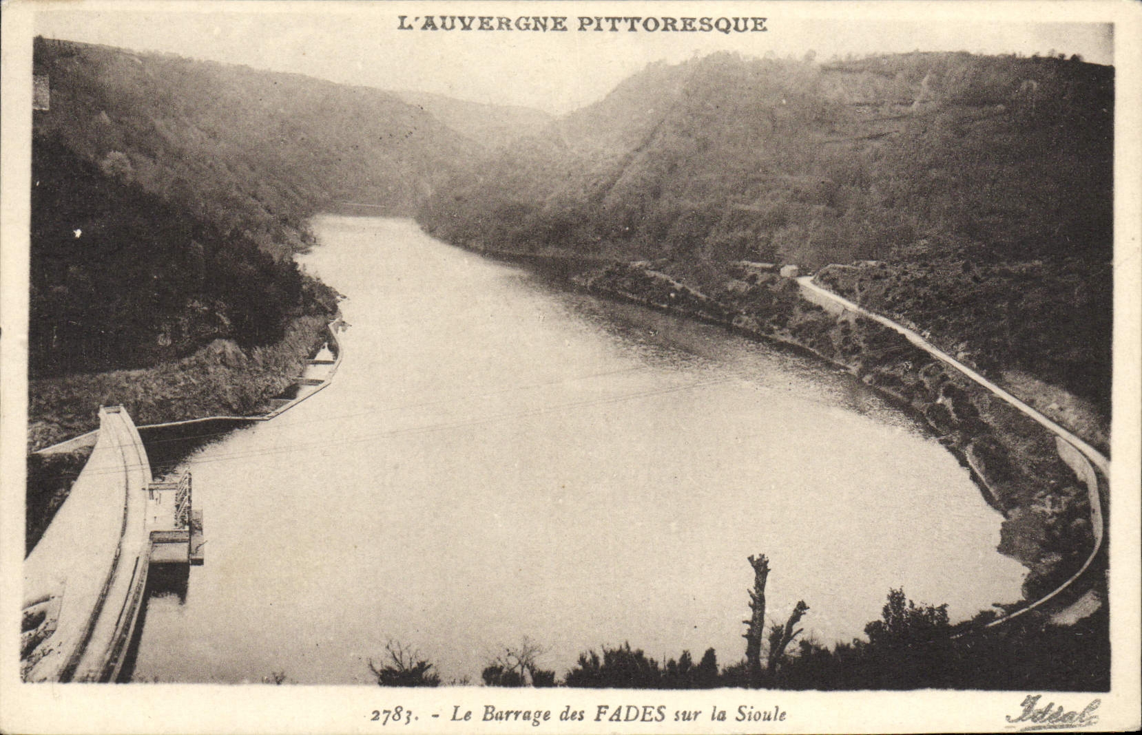 VINTAGE POSTCARD Stopping of Insipid On Sioule