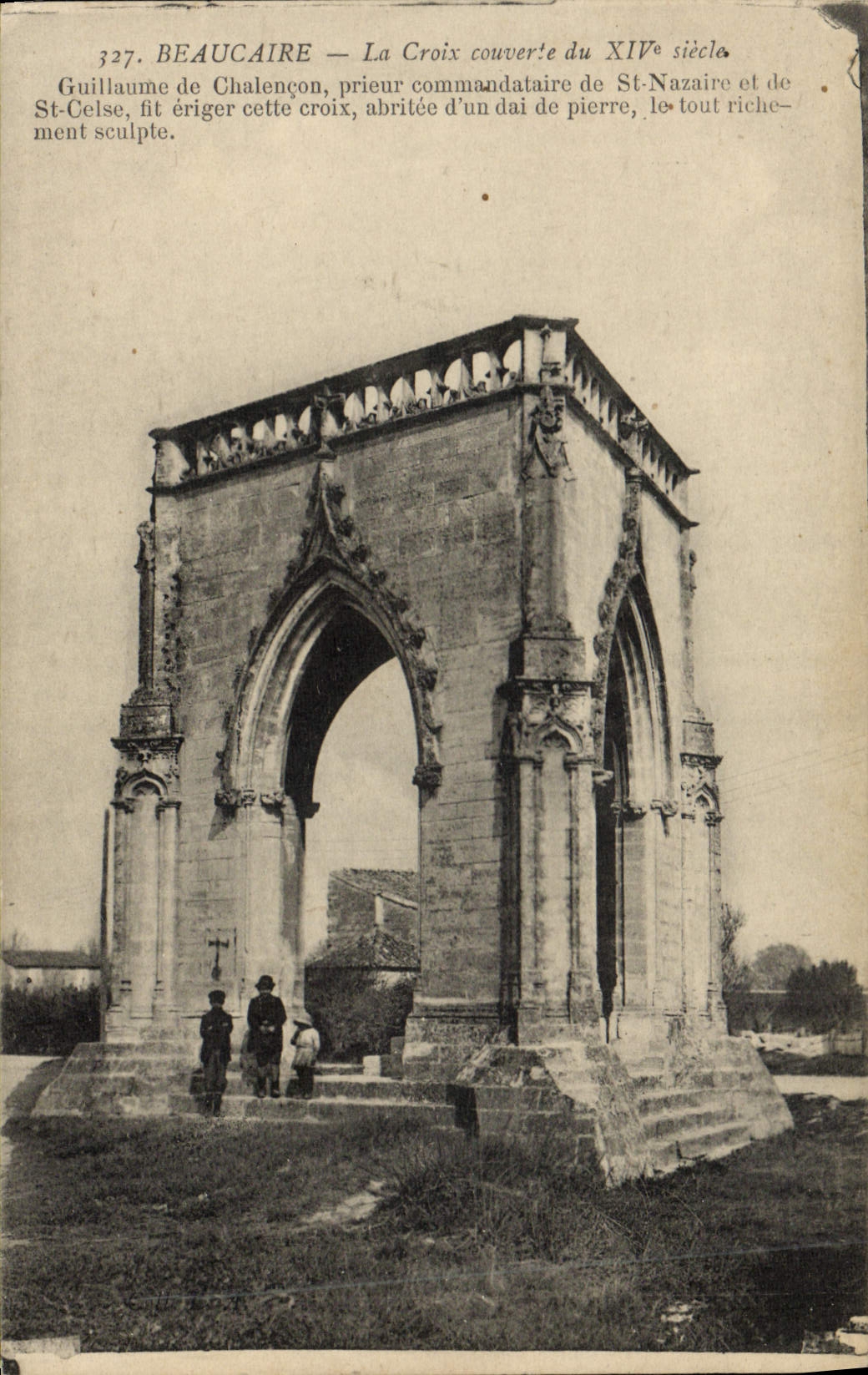 CPA Beaucaire La Croix Couverle
