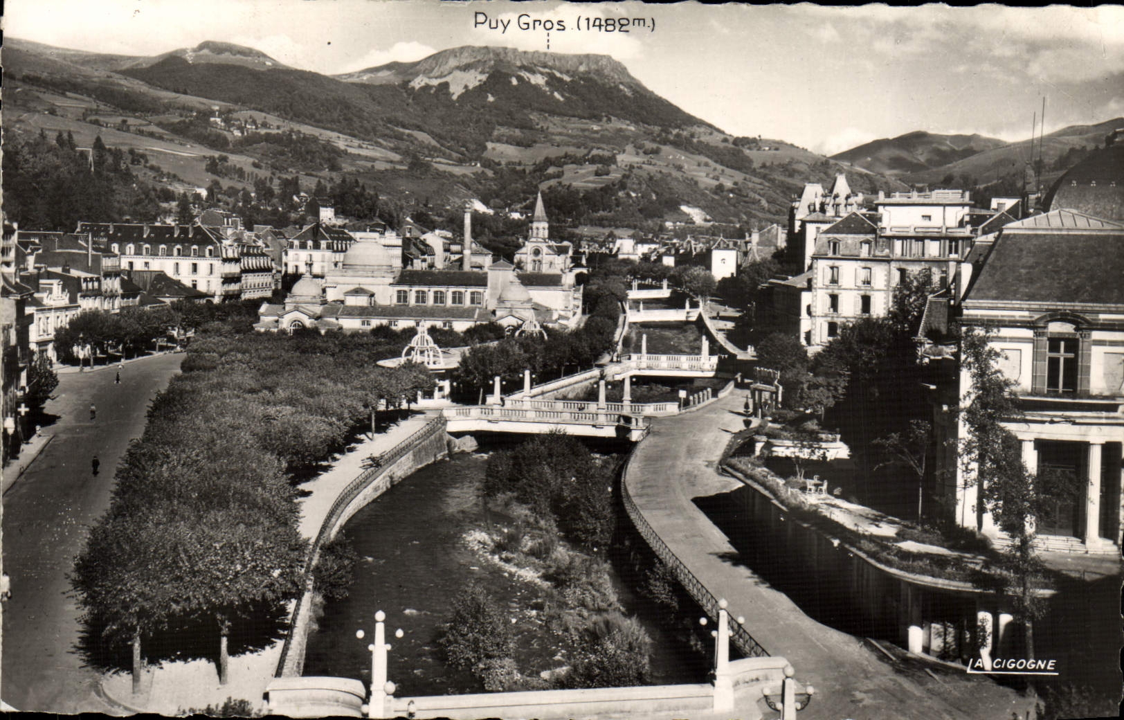 MODERN CARD Bourboule Thermal City the Dordogne