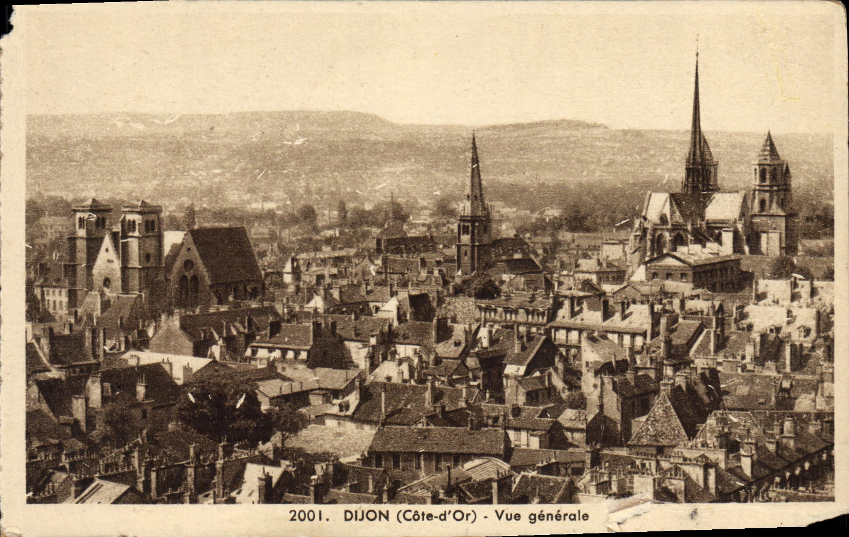 CPA Dijon Vue Generale
