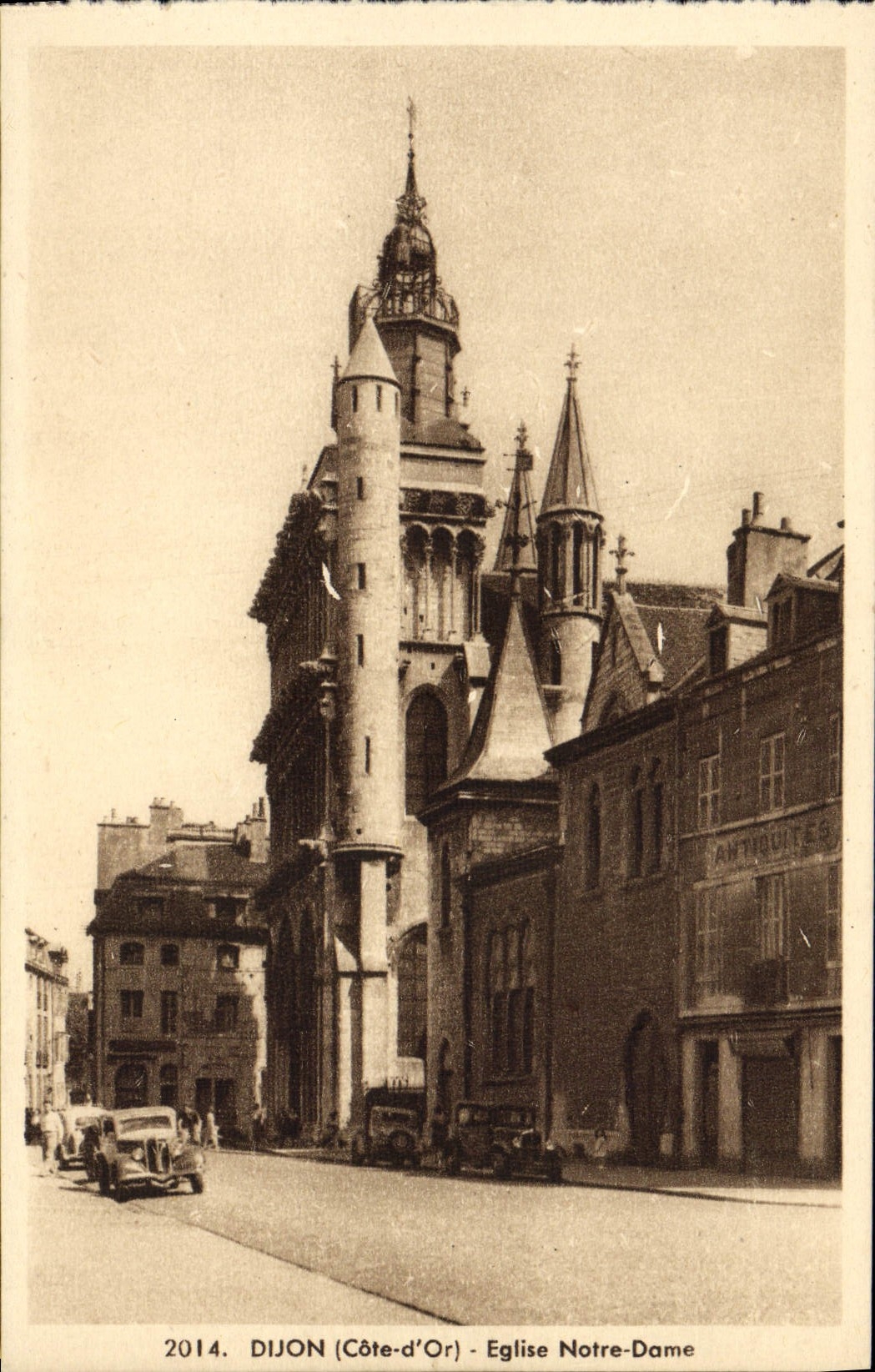 CPA Dijon Eglise Notre Dame
