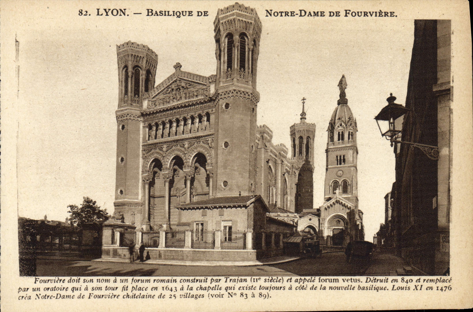 CPA Lyon Basilique De Notre Dame De Fourviere
