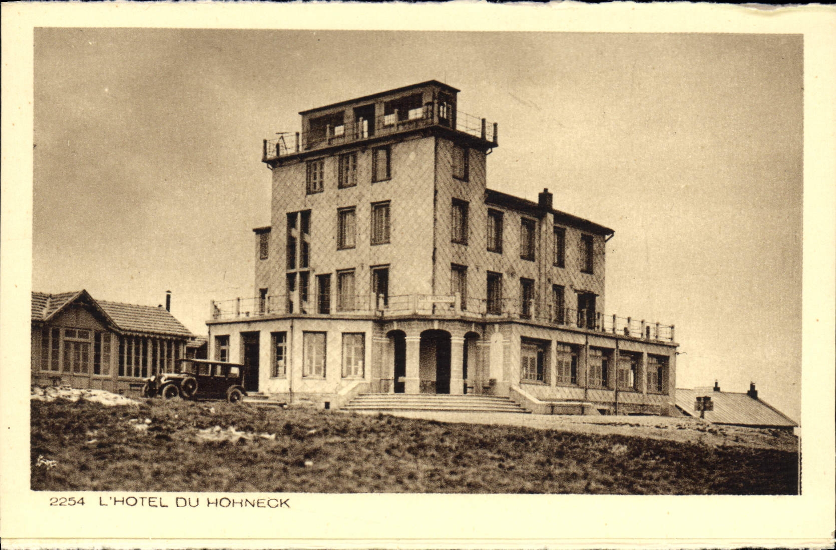 VINTAGE POSTCARD Hotel of Hohneck