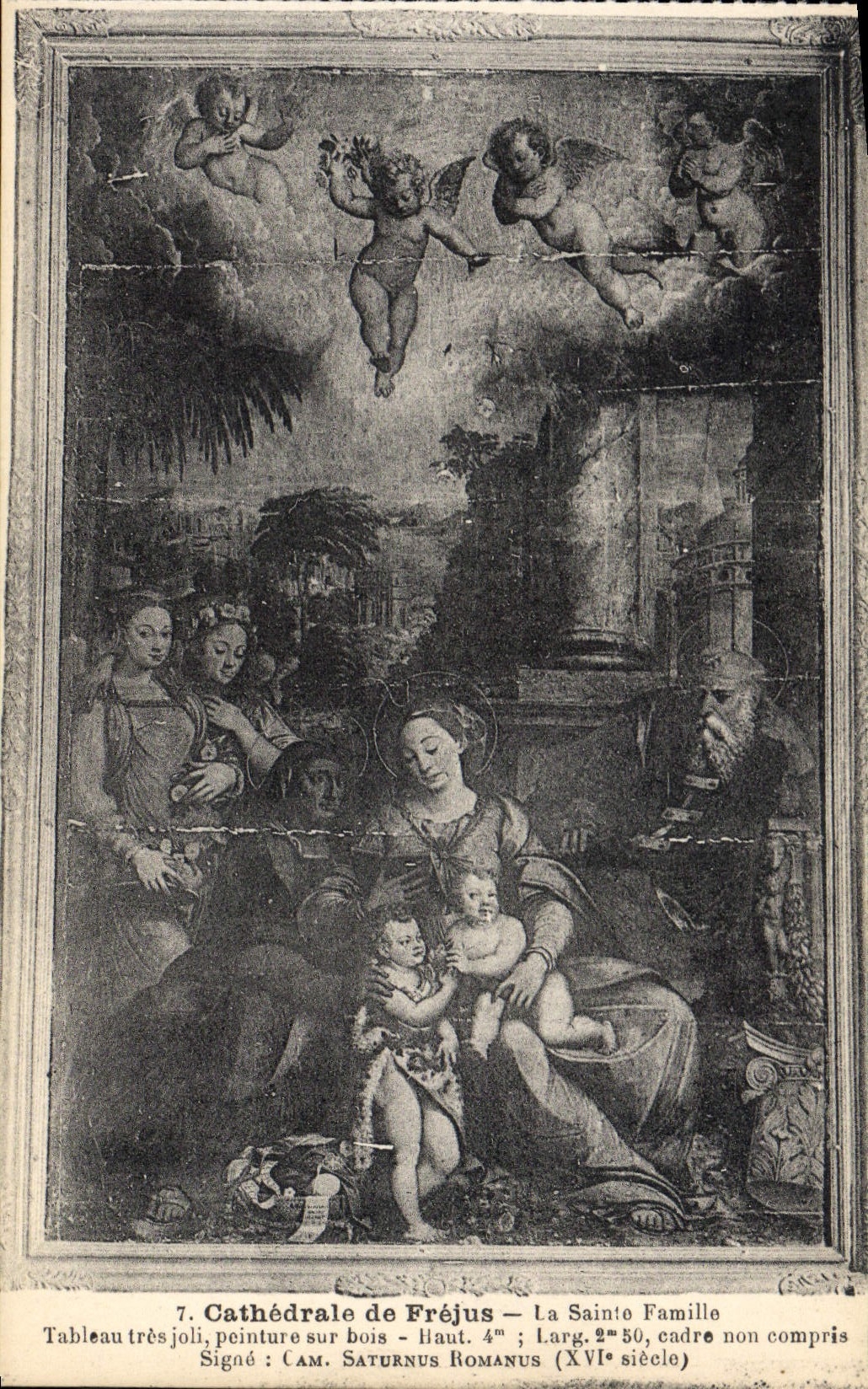 CPA Cathedrale De Frejus La Sainte Famille