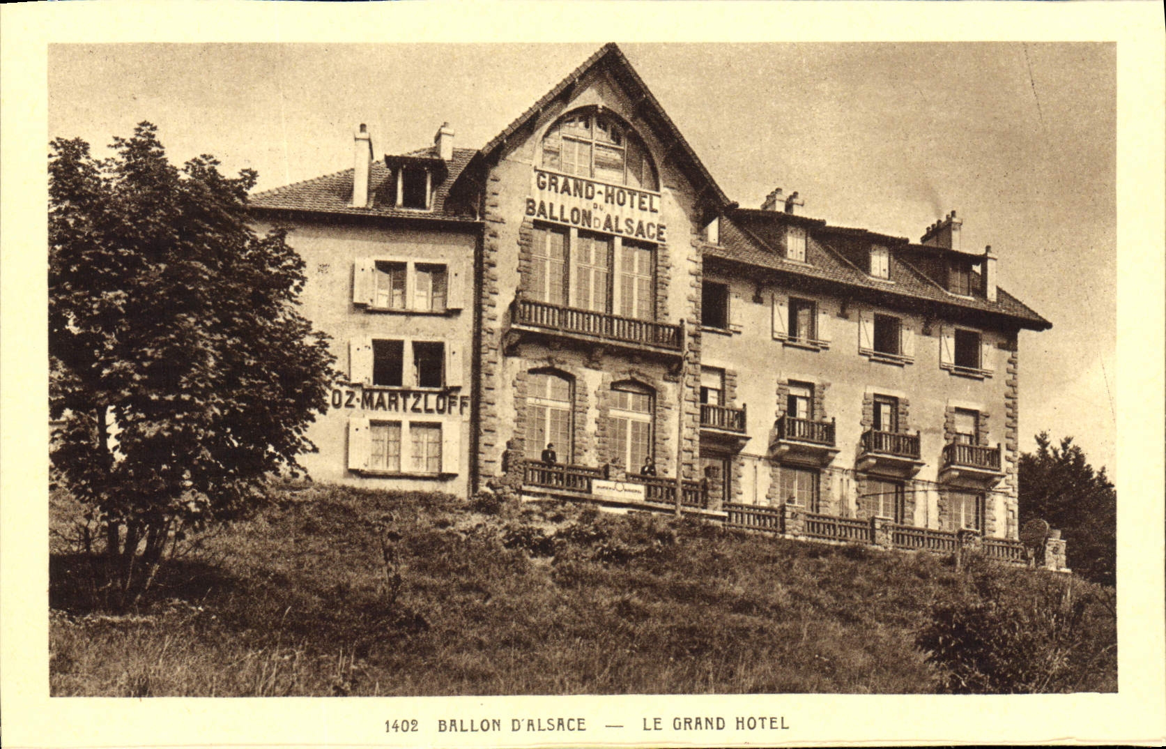 CPA Ballon D'Alsace Le Grand Hotel