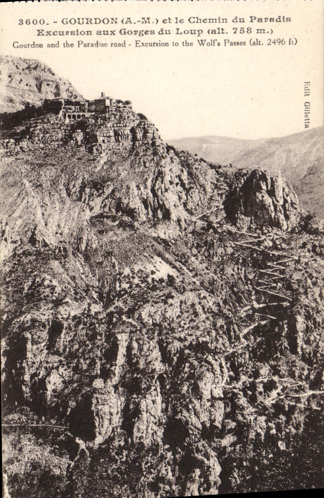CPA Gourdon et le Chemin du Paradis Excursion aux gorges du loup