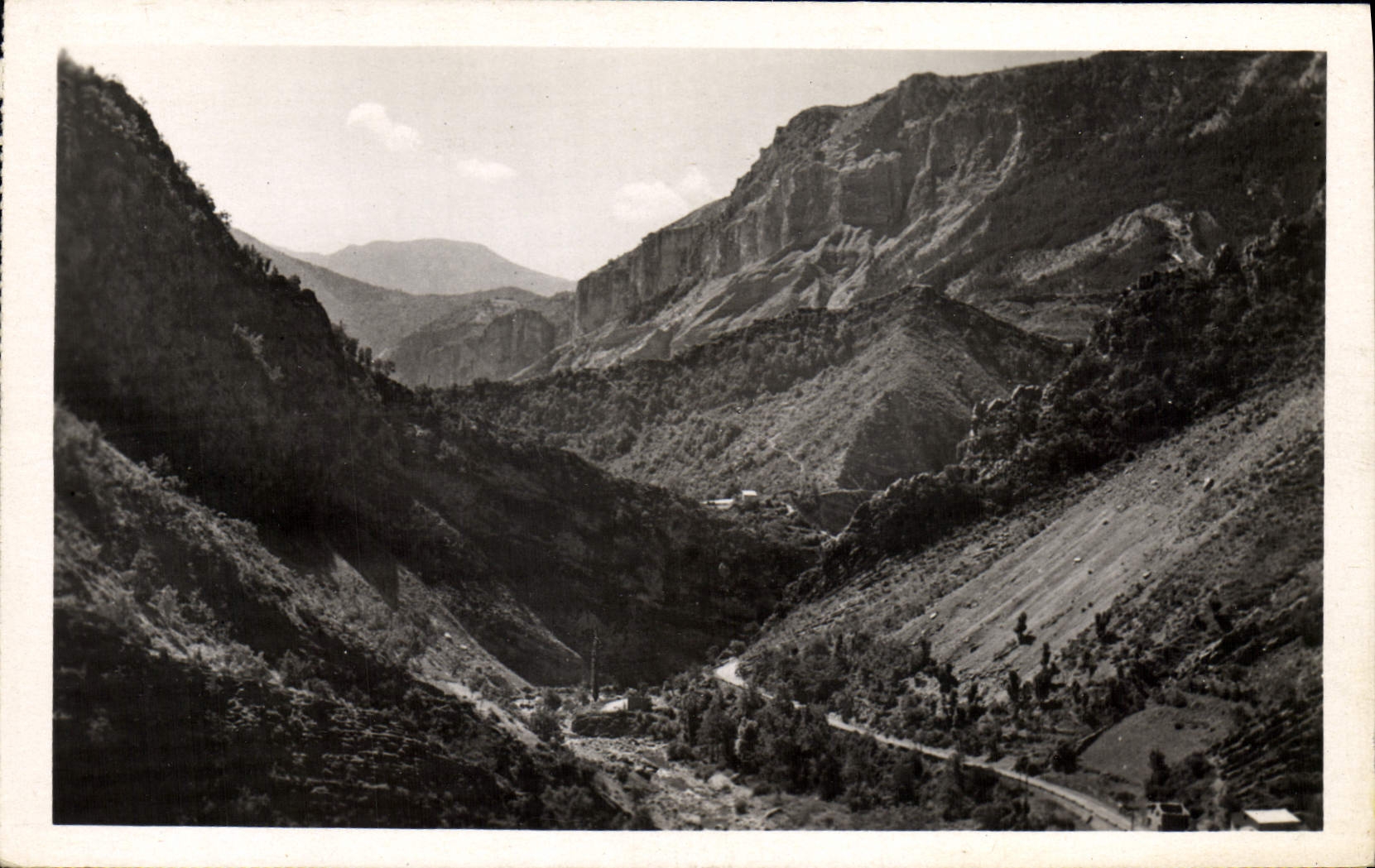 VINTAGE POSTCARD Beautiful Sites Of the Maritime Alps throats of Cians seen of the prc of Astier