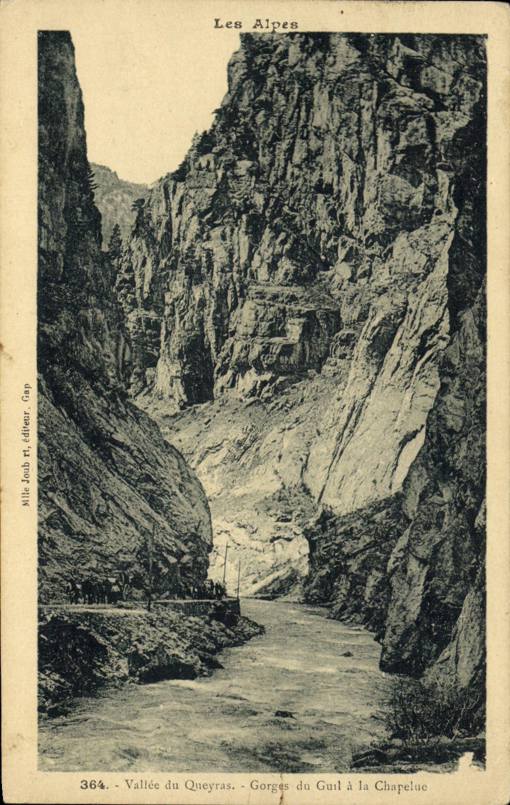 CPA Les Alpes Vallee Du Queyras Gorges du Guil a la Chapelue