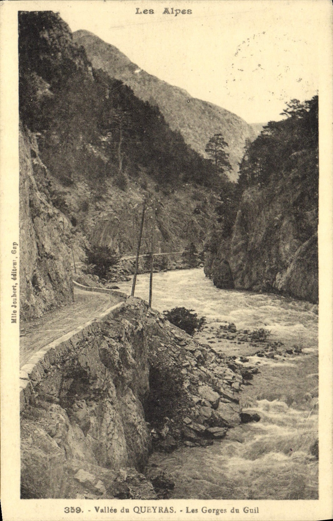 CPA Les Alpes Vallee Du Queyras Les Gorges Du Guil