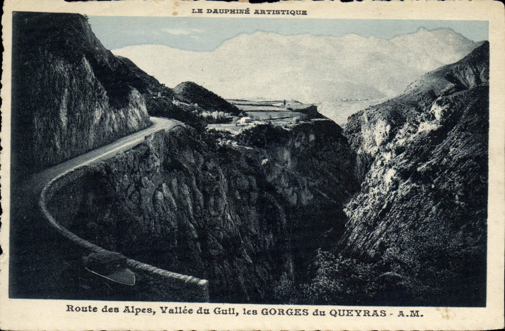 CPA Les Alpes Vallee Du Guil Les Gorges Du Queyras Route des Alpes