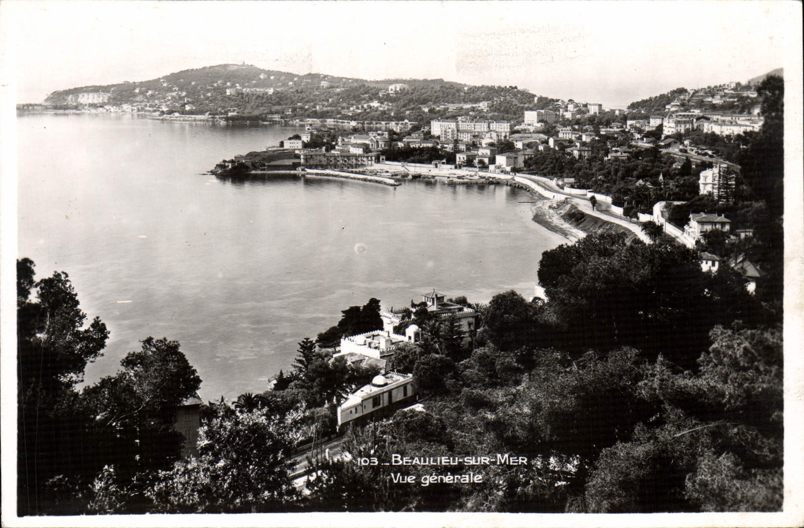 CPA Beaulieu Sur Mer Vue Generale