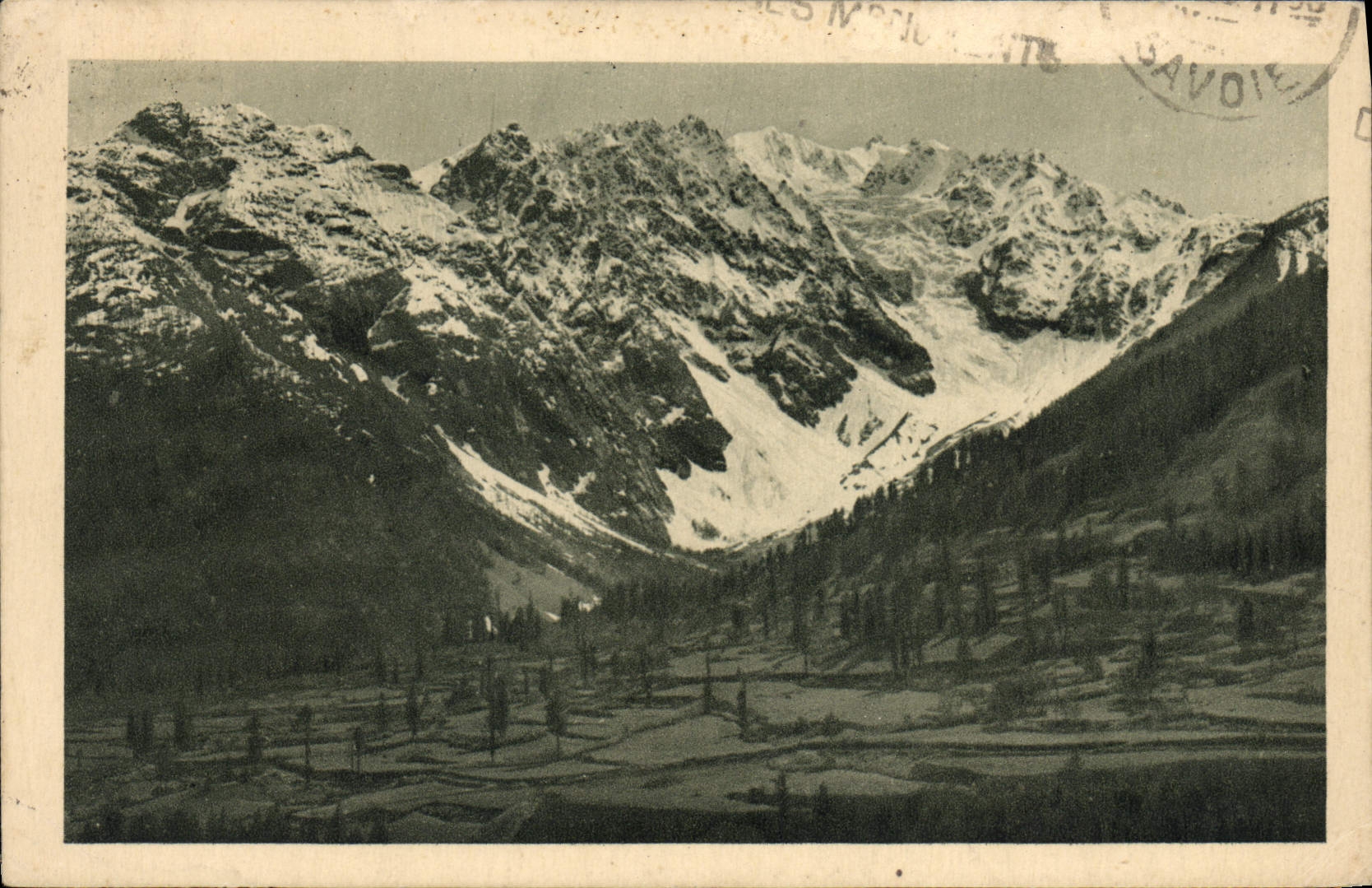 CPA Route des Alpes Le Glacier du Casset