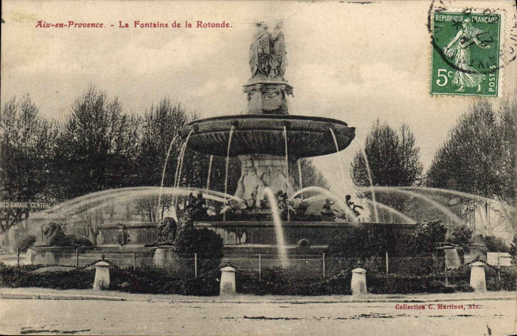CPA Aix en Provence La Fontaine de la Ronde