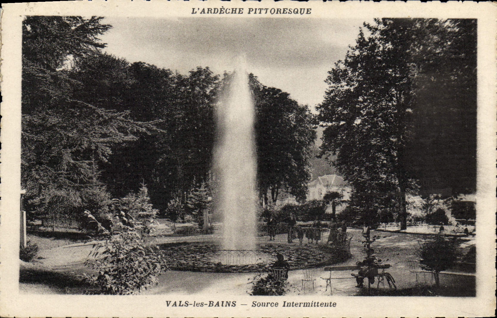 CPA Vals les Bains Source Intermittente