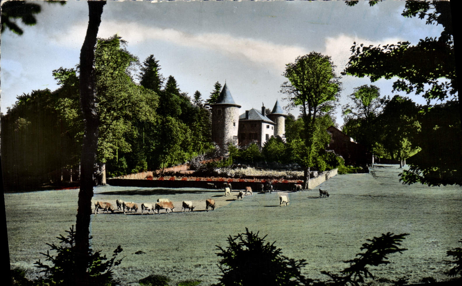 MODERN CARD Holy Agreve Castle of Clavieres