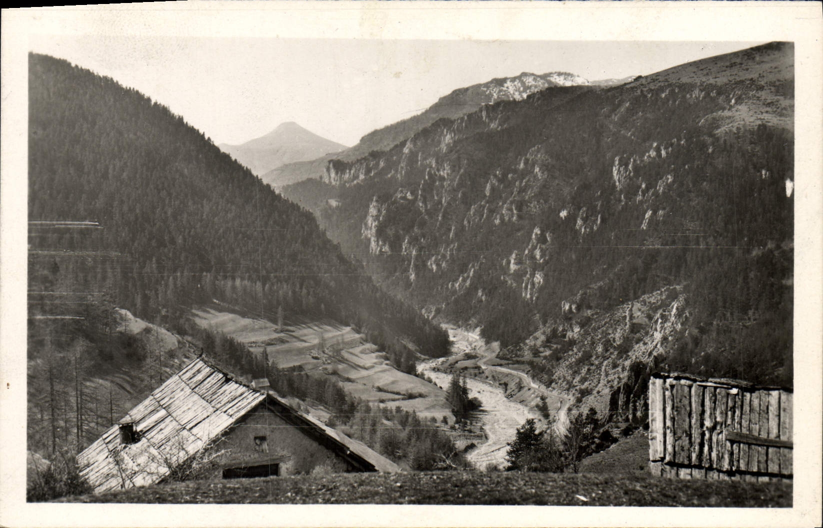 MODERN CARD Beuil Valley of Cians