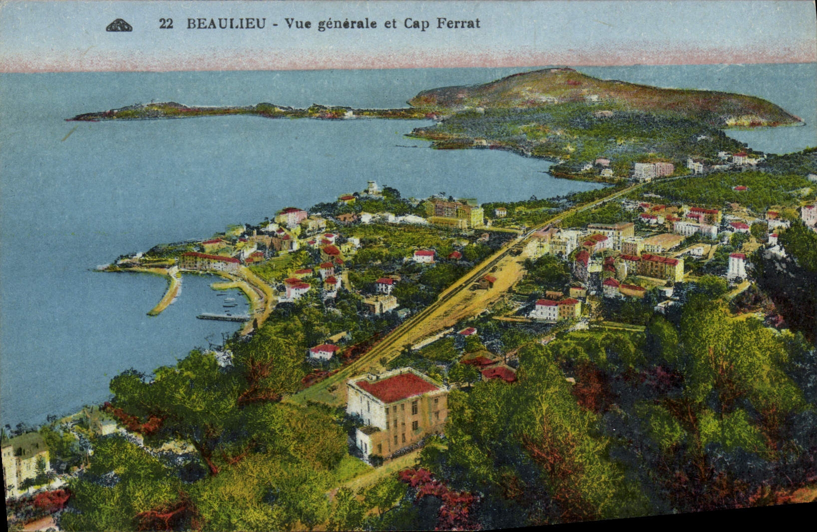 CPA Beaulieu Vue Generale et Cap Ferrat