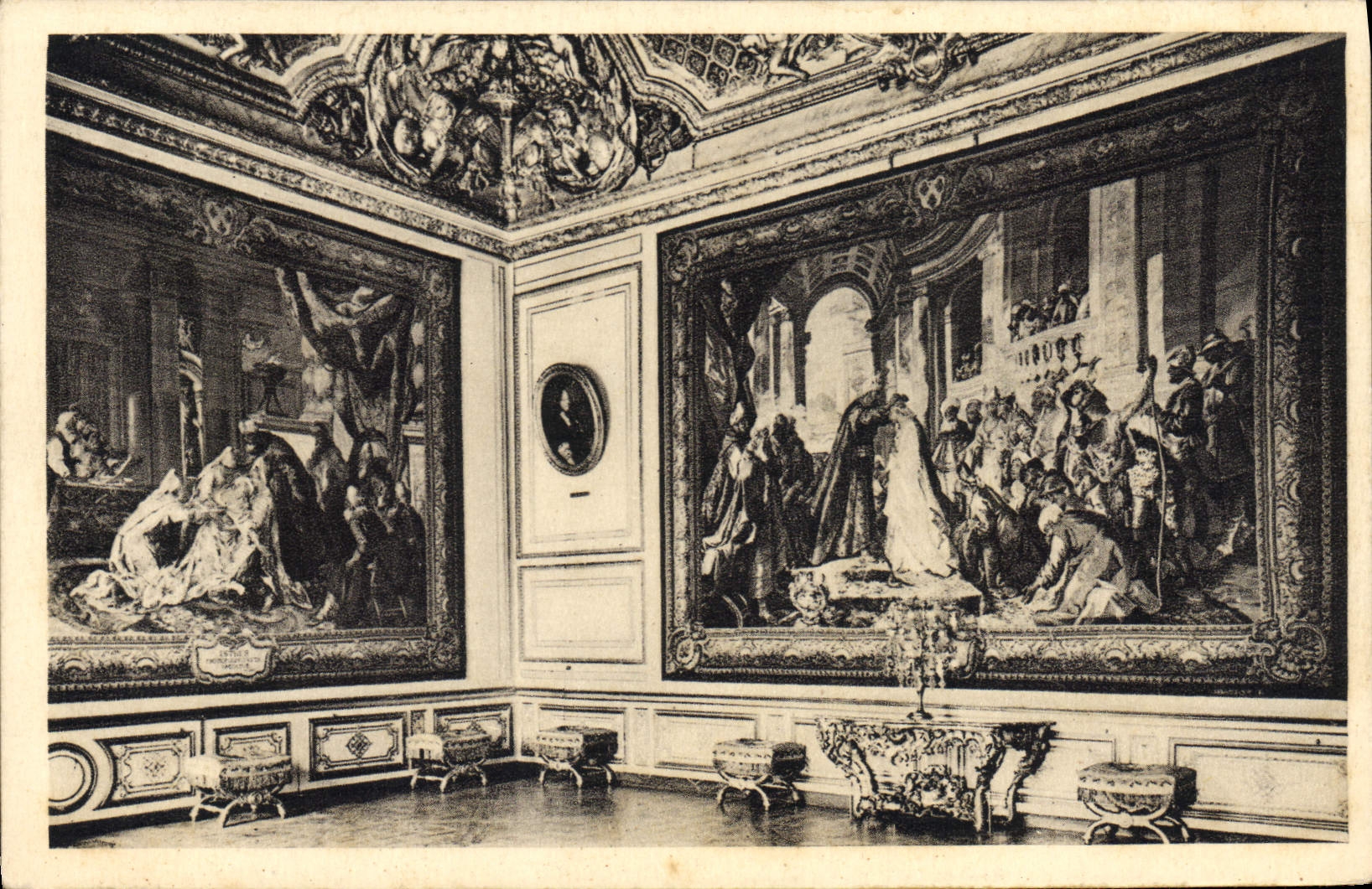 CPA Chateau De Versailles Chambre de la reine 