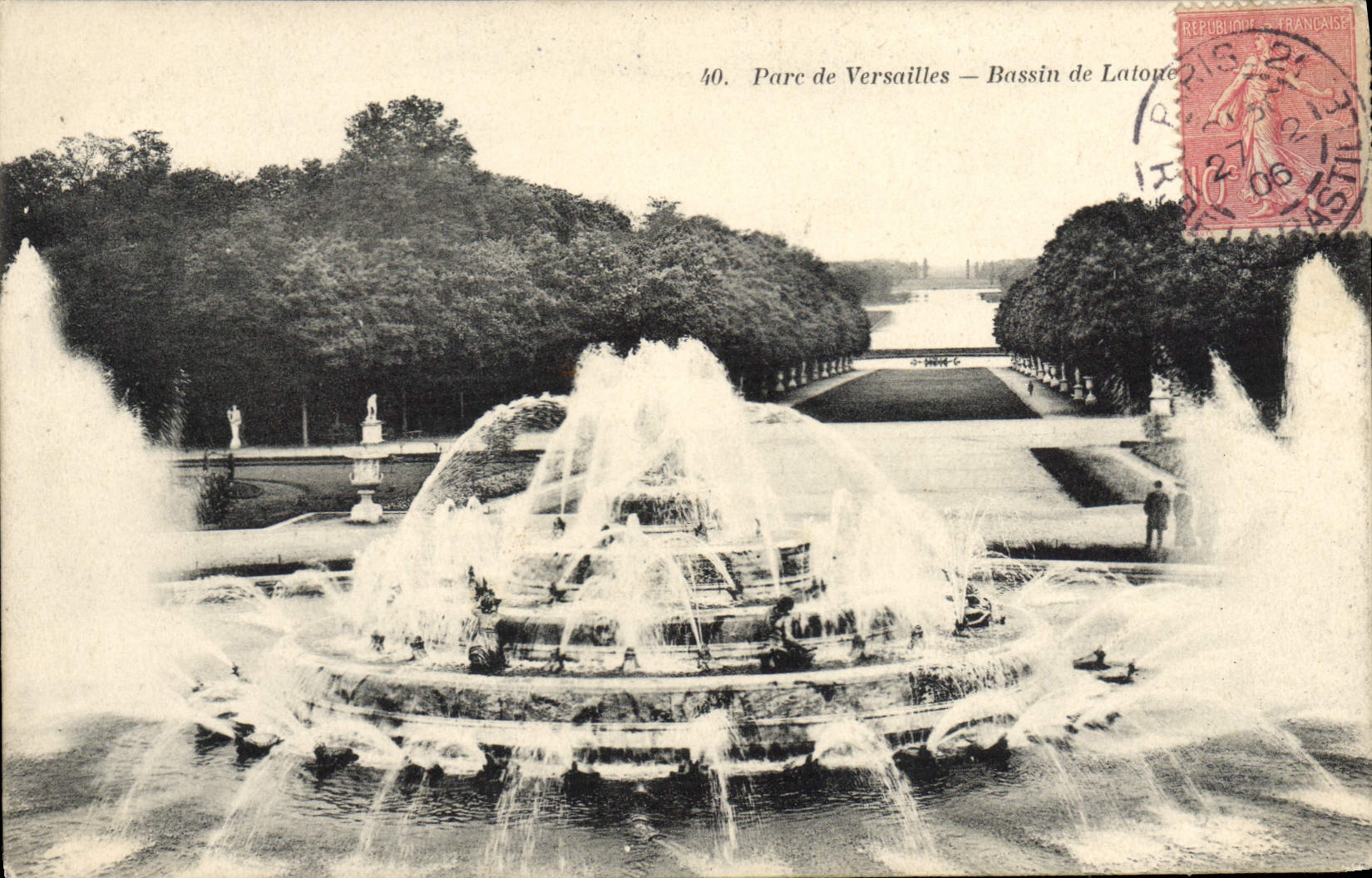 CPA Parc de Versailles Bassin de Latone