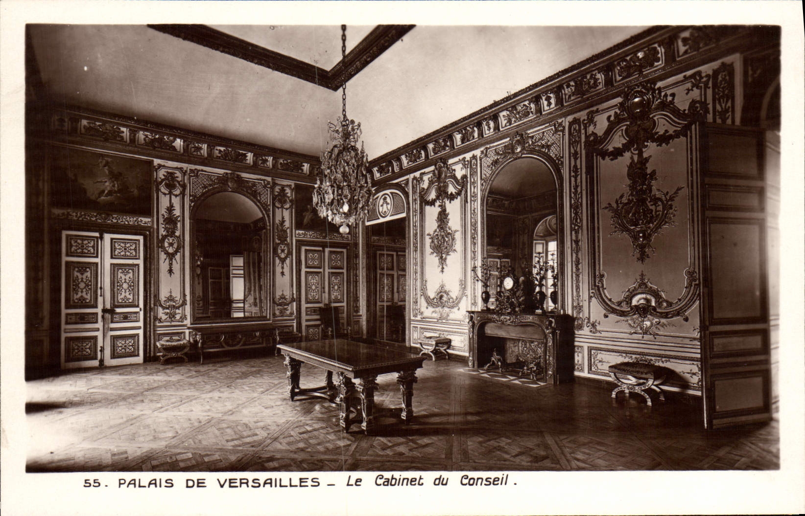 CPA Palais De Versailles Le Cabinet du Conseil
