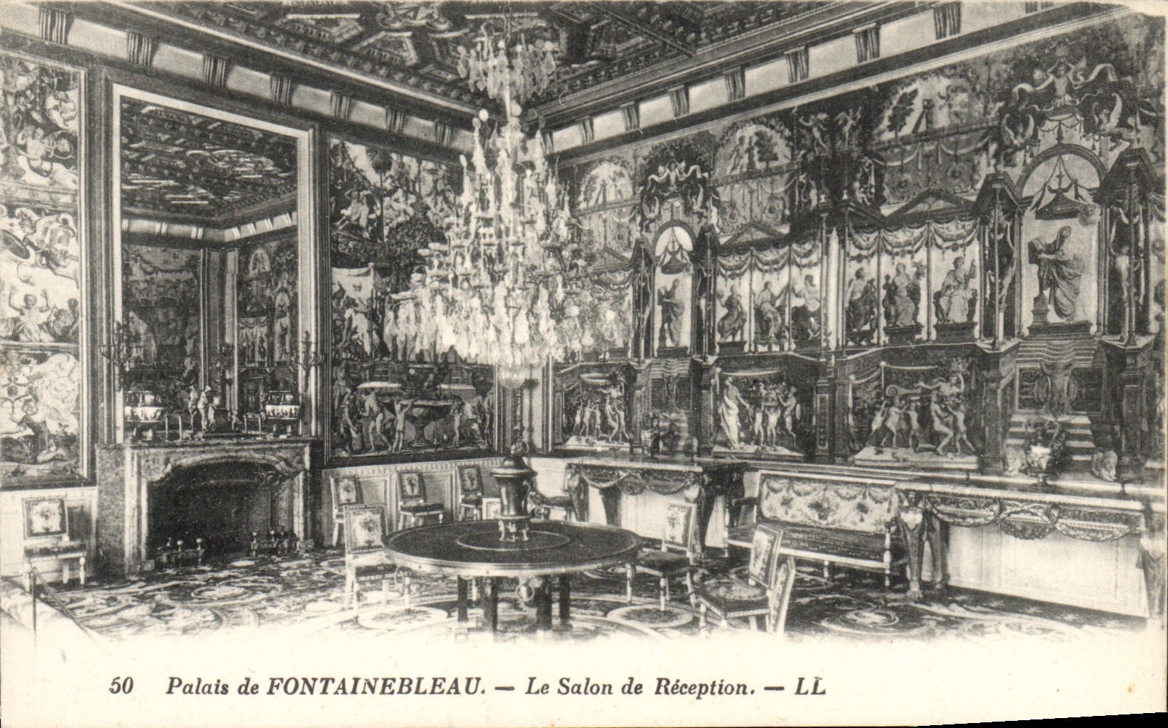 CPA Palais de Fontainebleau Le Salon de Reception
