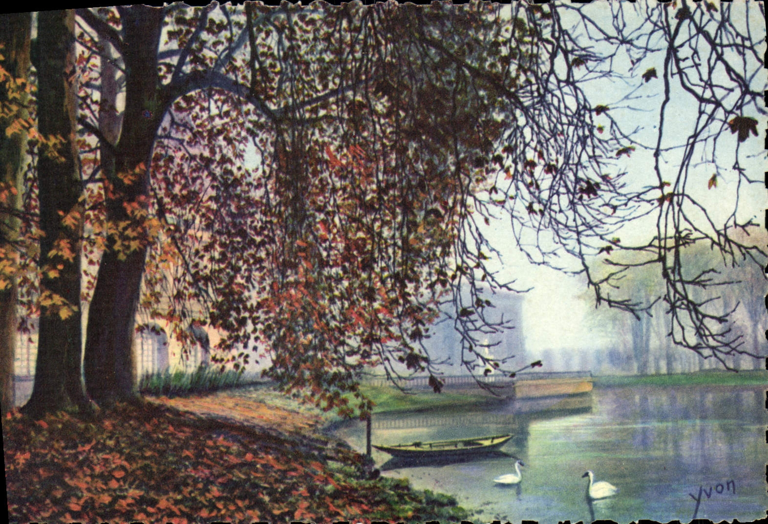 CPA Palais de Fontainebleau Le Palais L'Etang des Carpes