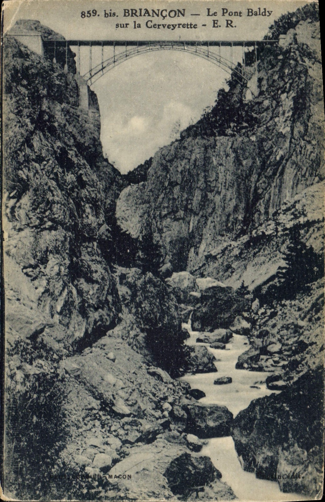 CPA Briancon Le Pont Baldy sur la Cerveyrette