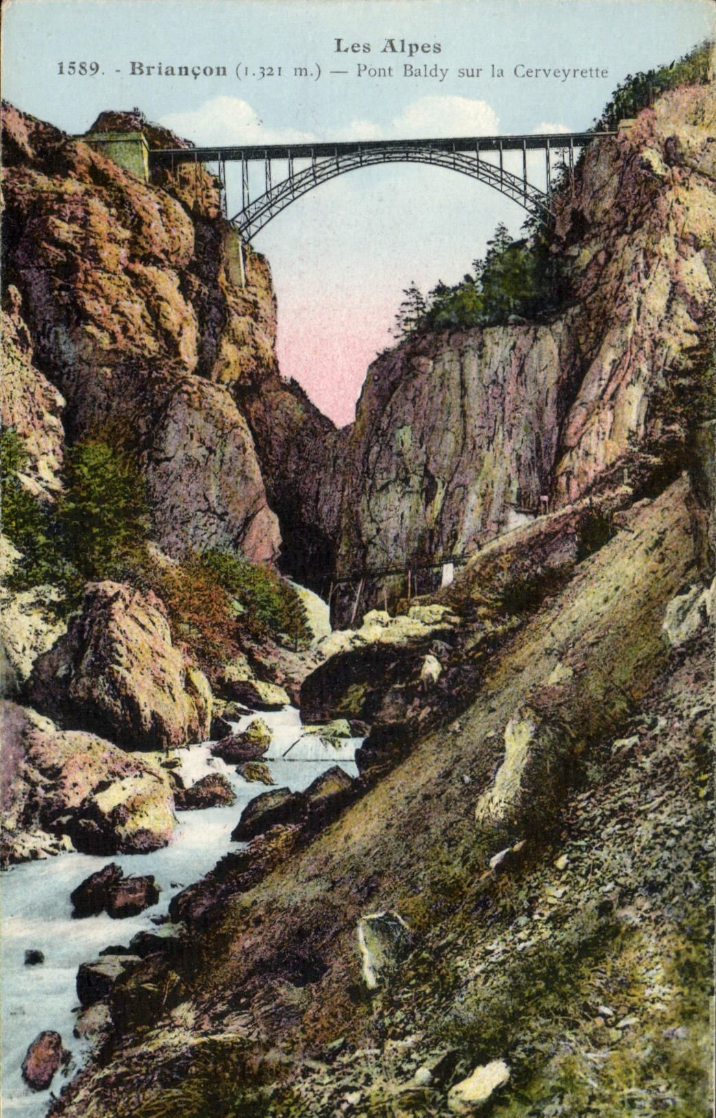 CPA Briancon Le Pont Baldy Sur la Cerveyrette