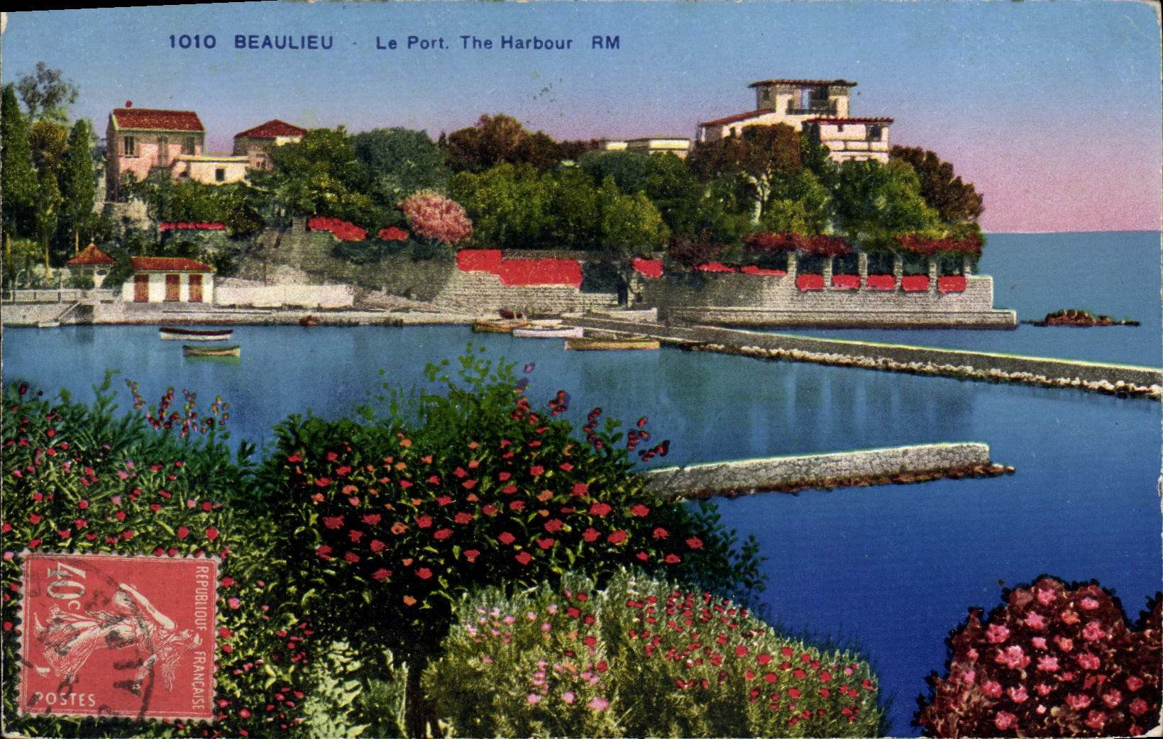 VINTAGE POSTCARD Beaulieu the Port