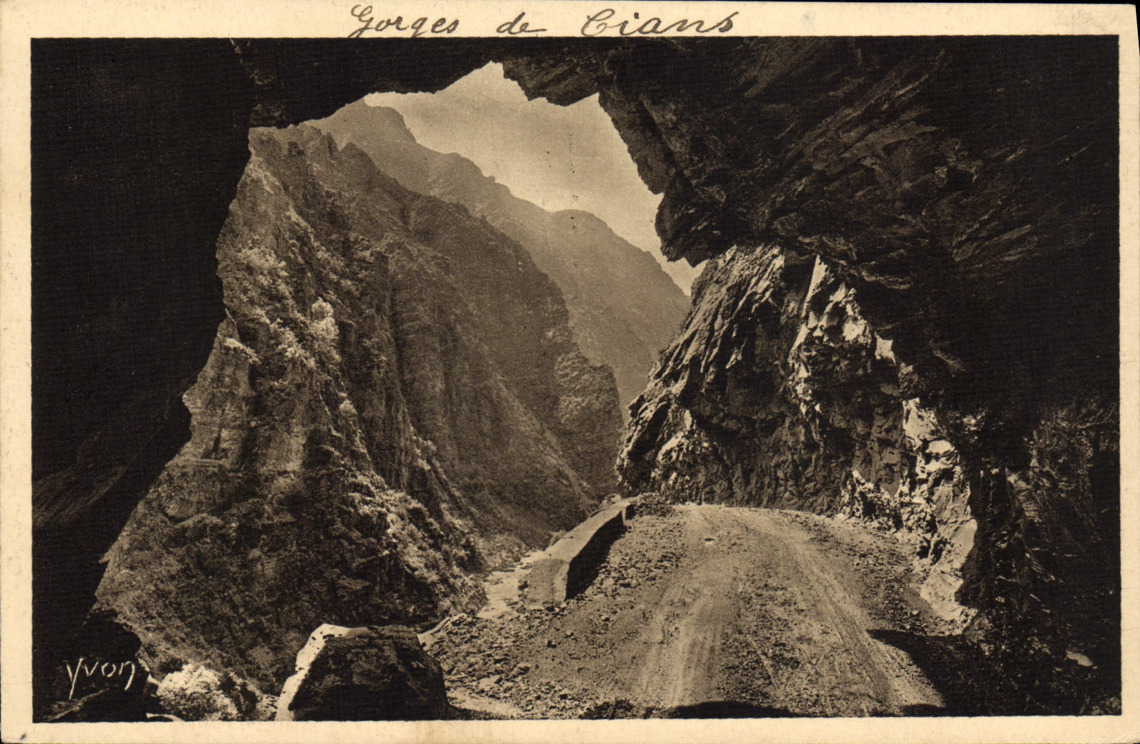 CPA Gorges Du Cians
