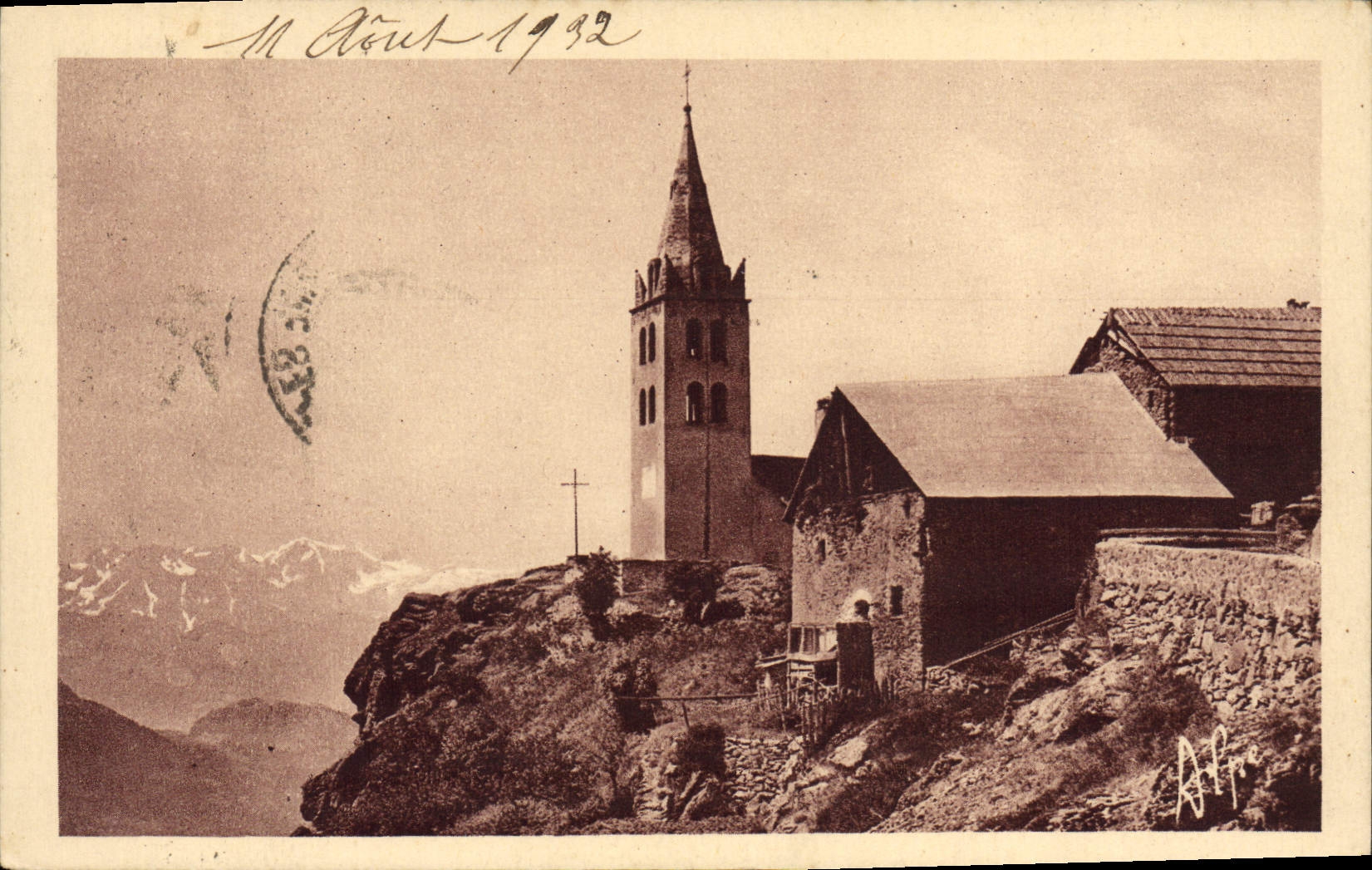 VINTAGE POSTCARD Briançon St Pierre