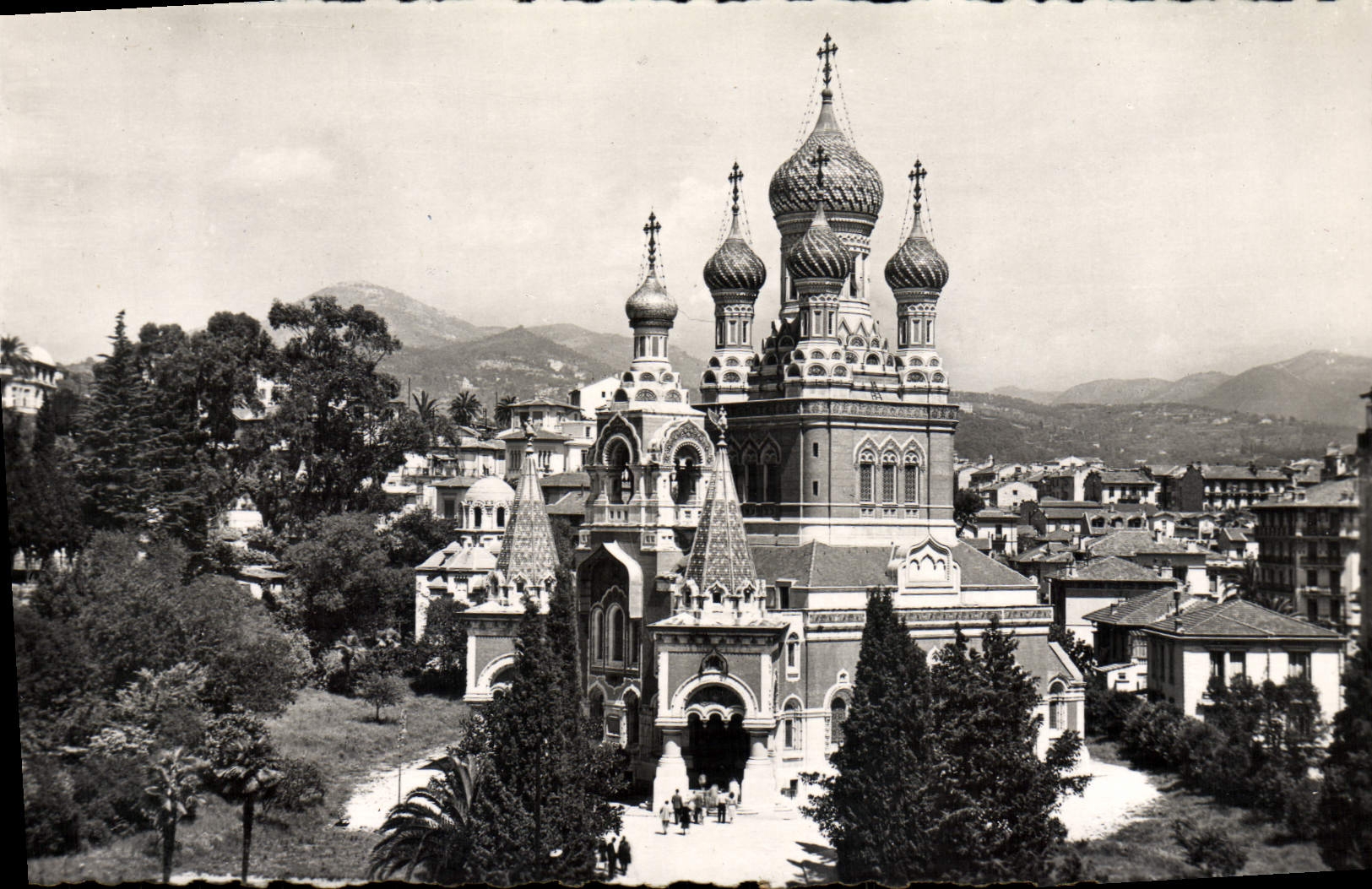POSTAL MODERNA Niza la iglesia rusa Rusia Rusia