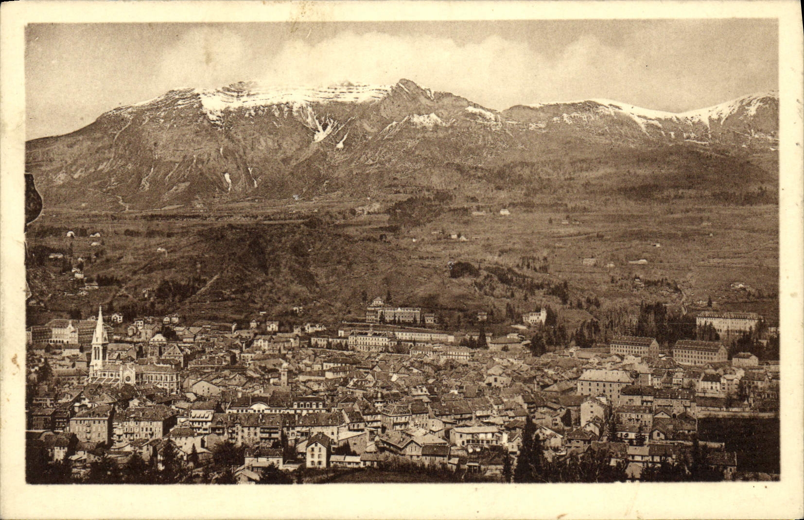 VINTAGE POSTCARD the Alps Gap View