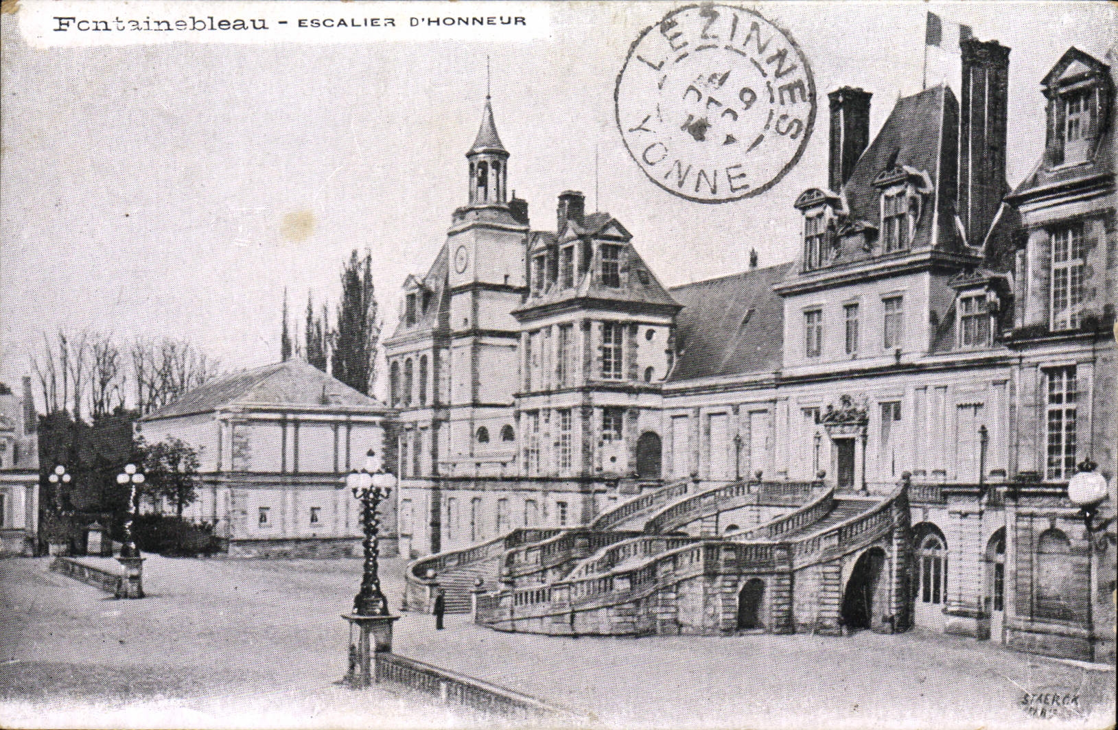 CPA Fontainebleau Escalier D'Honneur