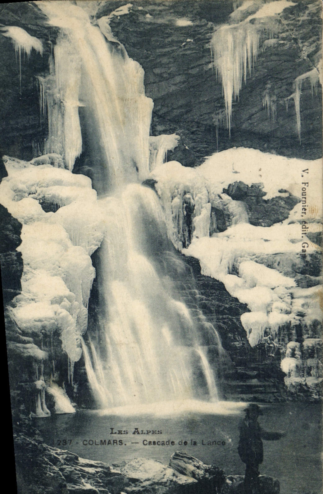 CPA Colmars les Alpes Cascade de La Lance