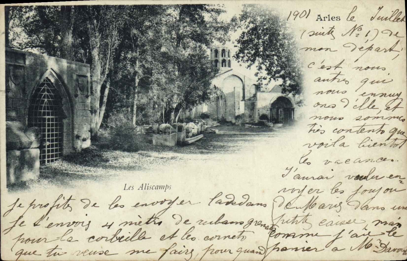 CPA Arles Les Aliscamps