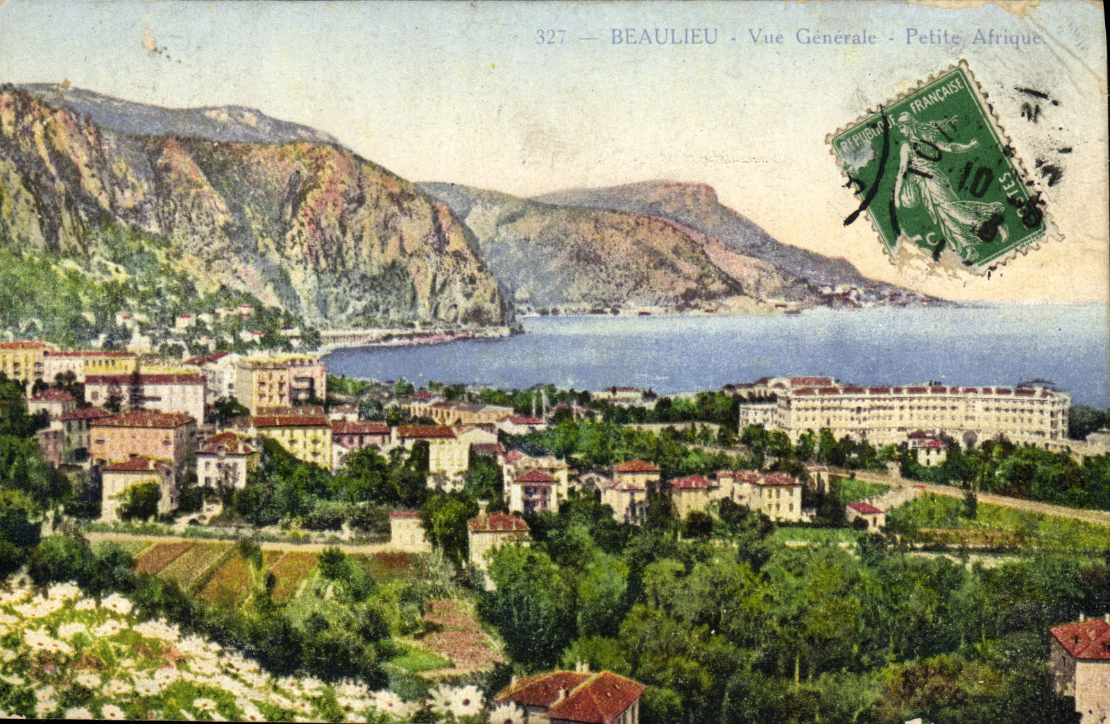 CPA Beaulieu Sur Mer Vue Generale Petite Afrique