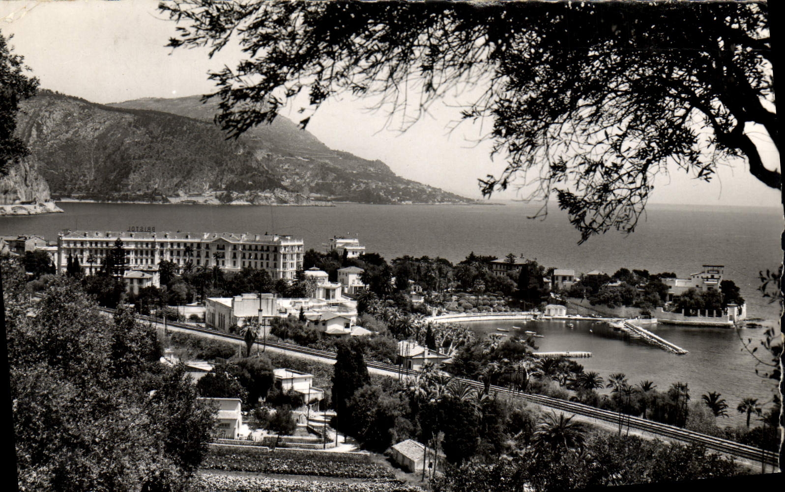 CPM Beaulieu Sur Mer La Baie Des Fourmis La Villa Kerylos Au fond le cap d'Ail