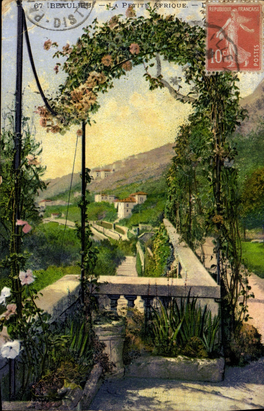CPA Beaulieu Sur Mer La Petite Afrique