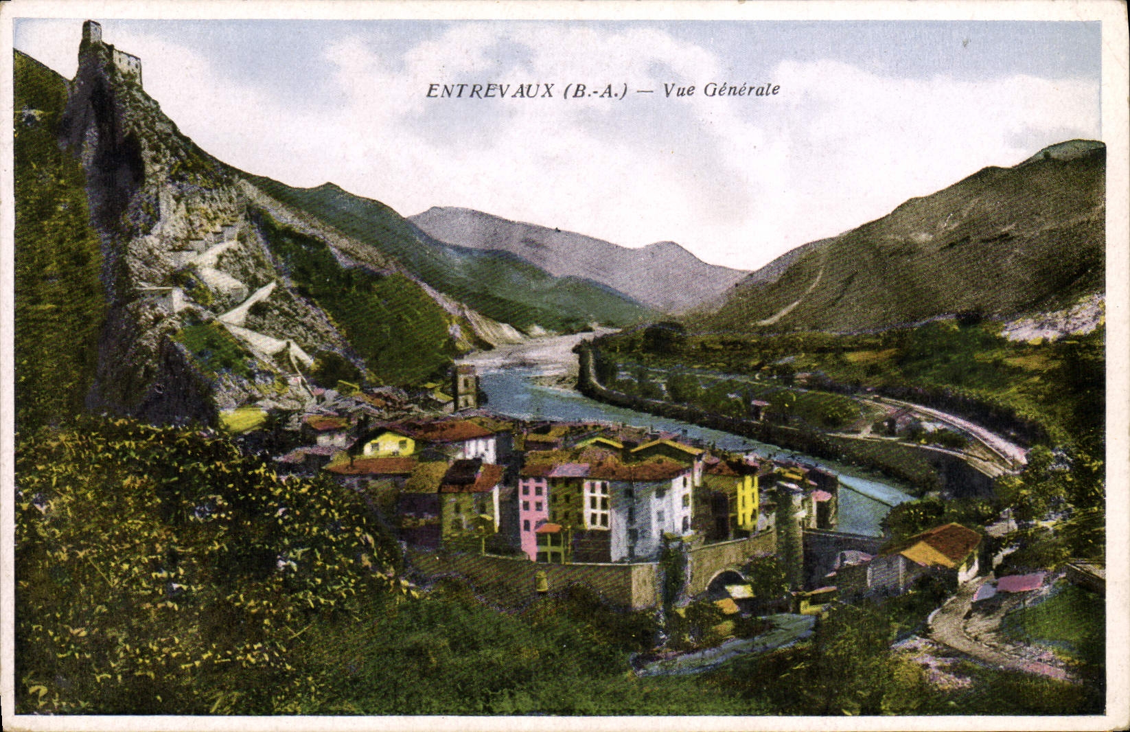 CPA Entrevaux Vue Generale