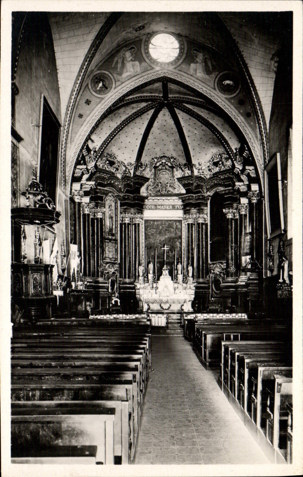 CPM Entrevaux L'Interieur De I'Eglise