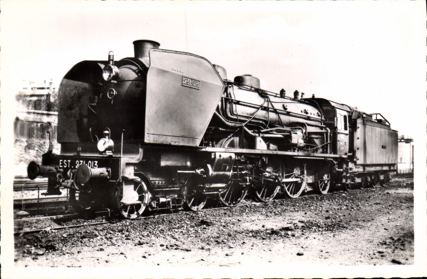 MODERN CARD Train Engine 231 B 1 has 40