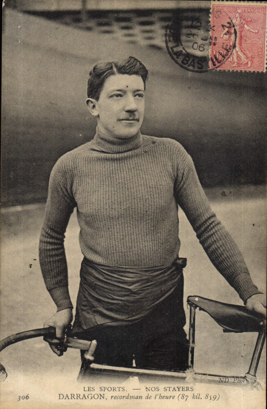 La POSTAL Velo de la VENDIMIA completa un ciclo completando un ciclo a nuestros stayers Darragon recordman de la hora