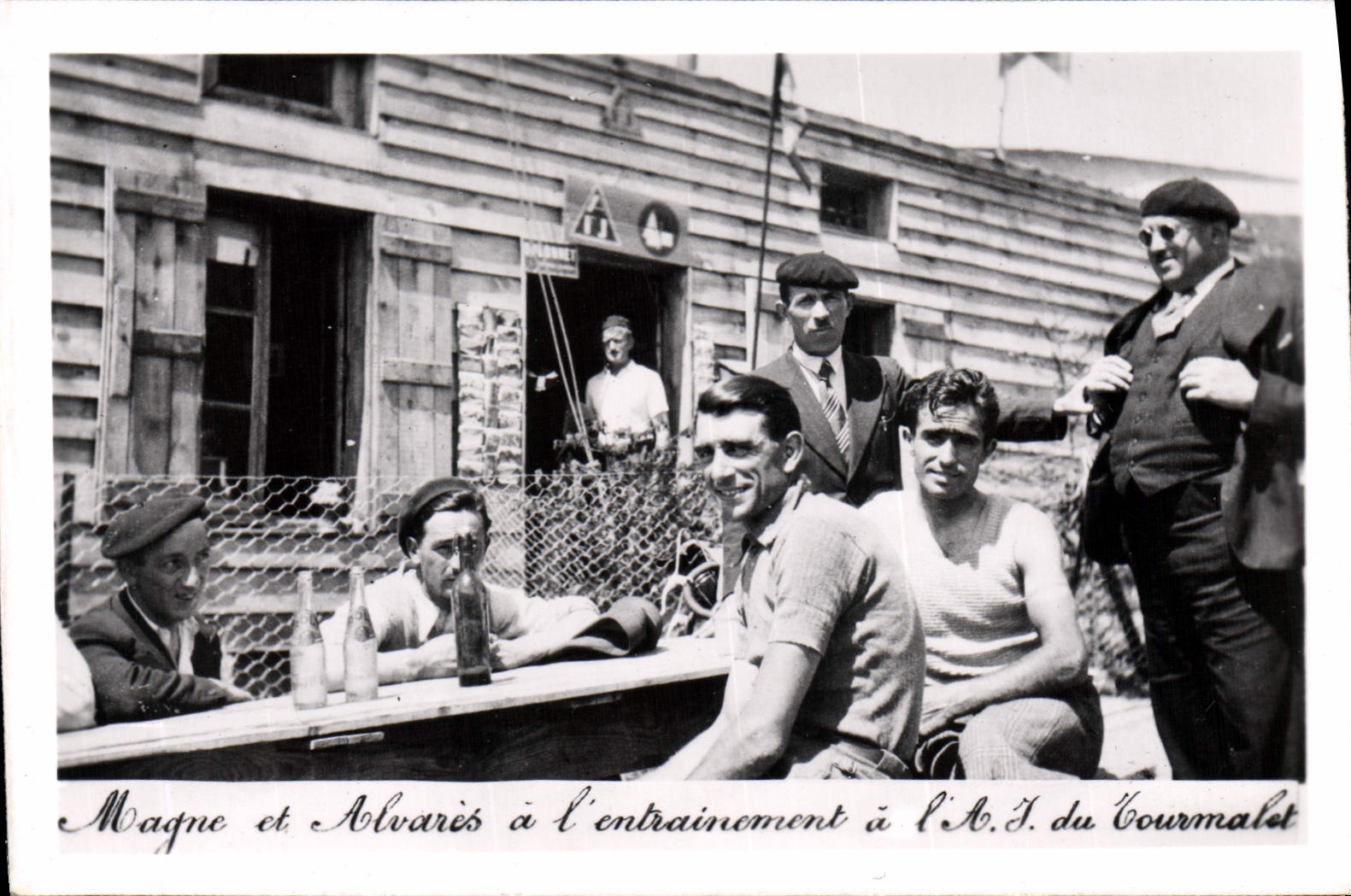 CPM Velo Cycle Cyclisme Magne et Alvares a l'entrainement a l'AJ du Tourmalet