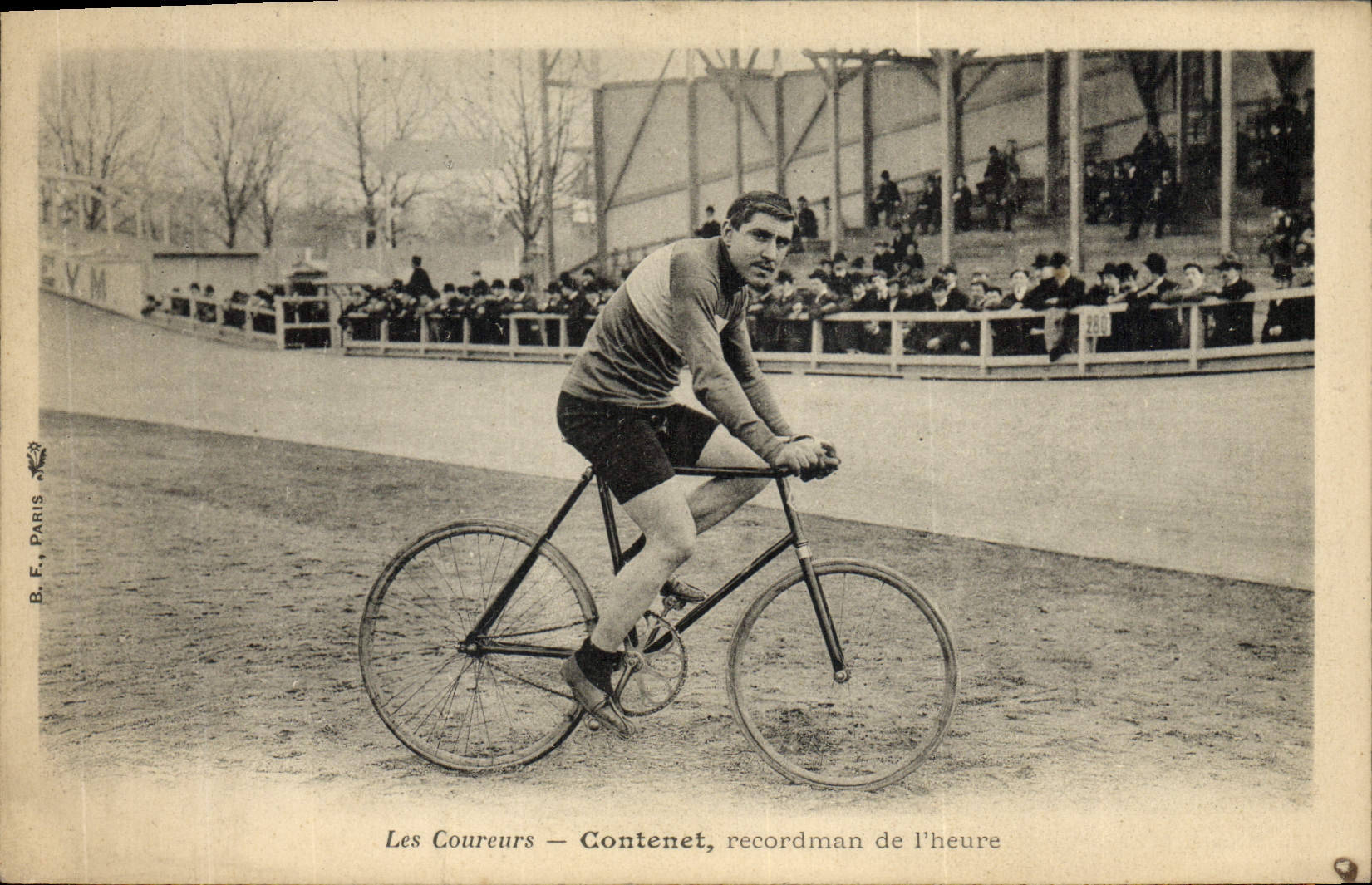 CPA Velo Cycle Cyclisme Contenet recordman de l'heure 