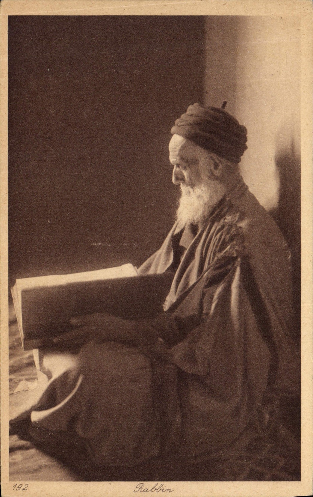 CPA Judaica Juif Rabbin