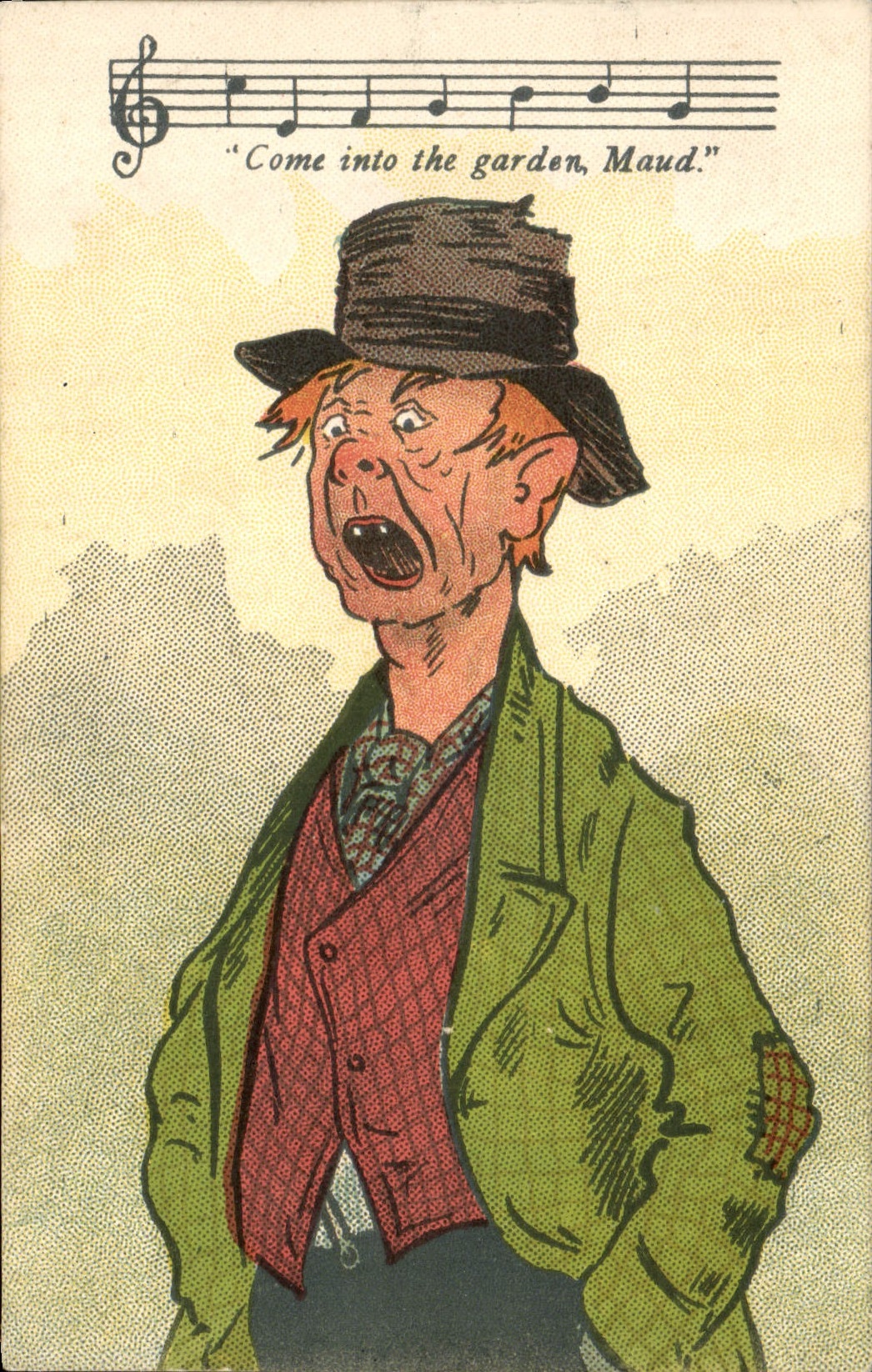 CPA Come into the garden Maud 